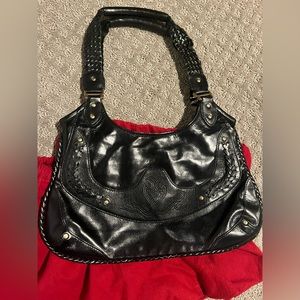 COLE HAAN purse - black leather.